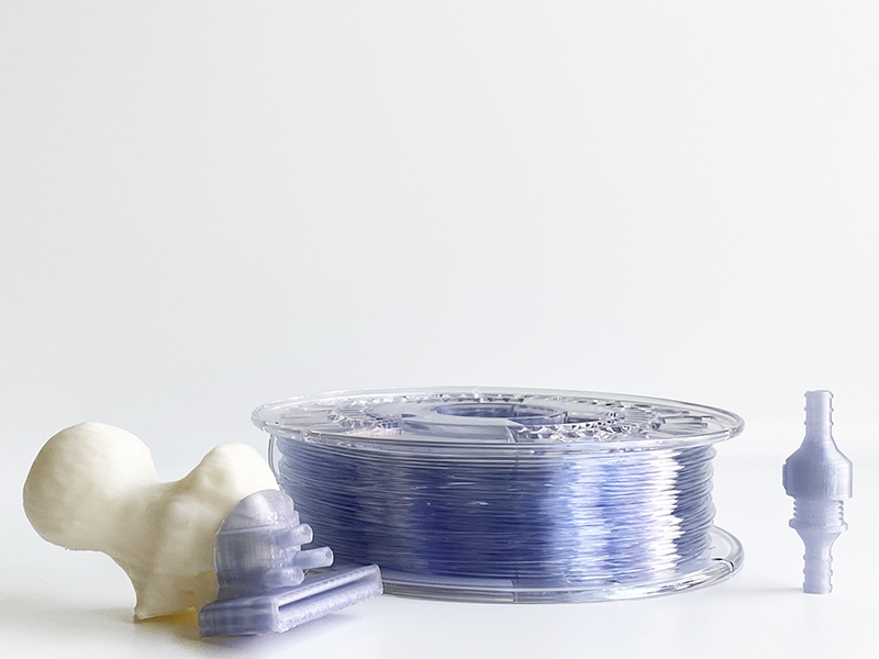 Pièces imprimées en 3D avec le filament PC Medical